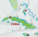 Map of Cuba