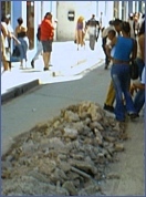 Street repair, Havana, Cuba 2003