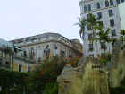 Building ruin turned into a park in Old Havana